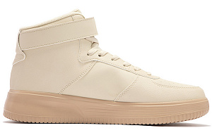 361° Lightweight Cushioning High-Top Skateboard Shoes Men's Beige 1 2978802