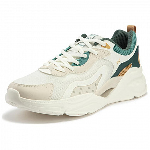 361° Shock Absorbers Low Top Casual Shoes Men's White Brown Green 1 2978807