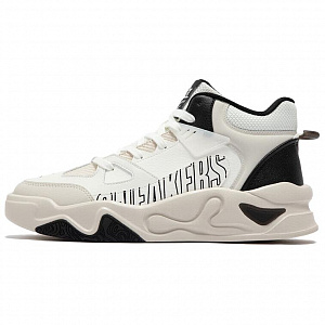 361° Jincheng Wear resistant And Lightweight High Top Skateboard Shoes Men's White Black