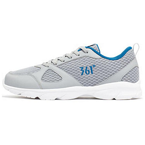 361° Cushioning And Breathable Low Top Running Shoes Men's Gray Blue