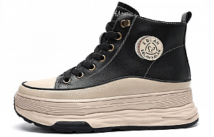 EBLAN Casual Shoes Women's High top Black