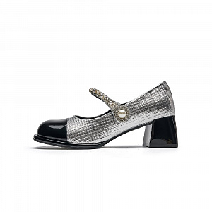 EBLAN Casual Single Shoes Women's Silver