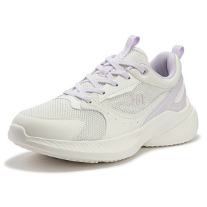 361° Anti Slip Wear Resistant Low Top Running Shoes Women's White Purple 1 2979625