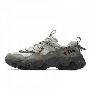 FILA FLUID 5 Low Top Running Shoes Men's Gray Green