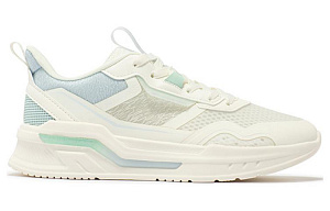 361° Cushioning Anti-Slip And Wear-Resistant Low-Top Running Shoes Women's White Blue 1 2979677