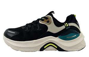 361° Low Top Running Shoes Men's Black White