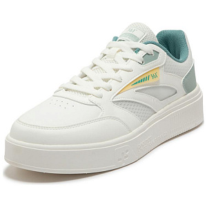 361° Anti-Slip Wear-Resistant Low-Top Skateboard Shoes Men's White Cyan 1 2979721