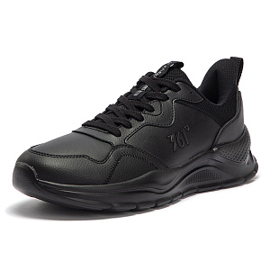 361° Cushioned Wear-Resistant Lightweight Low-Top Casual Running Shoes Men's Obsidian Black 1 2979738