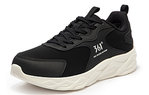 361° Blade Warm Low-Top Running Shoes Women's Black White 1 2979776