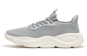 361° Cloudwalk Slip-on Anti-Slip And Wear-Resistant Breathable Low-Top Casual Shoes Men's Cool Mist Gray