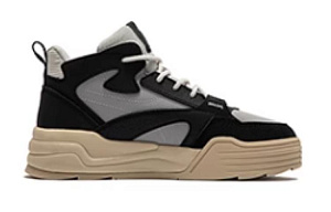 361° Slip Resistant High Top Winter Padded Skateboard Shoes Women's Black Gray 1 2980123