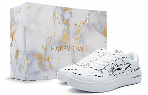 LiNing Anti Slip Wear Resistant Low Top Skateboard Shoes Men's White