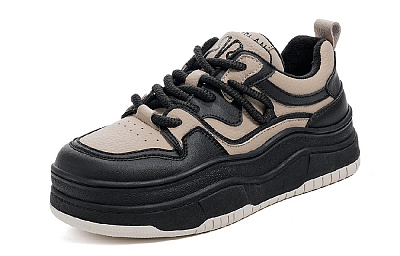 EBLAN Low-Top Skateboard Shoes Women's Black