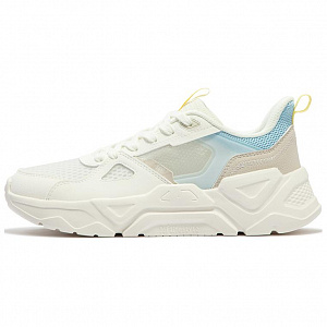 361° Cushioning Wear-Resistant Low-Top Casual Shoes Women's White Blue
