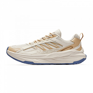 Anta Running Collection Anti-Slip Wear-Resistant Low-Top Casual Running Shoes Men Beige Brown