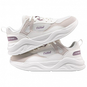 361° Cushioning And Breathable Low top Running Shoes Women's White Purple 1 2980551