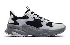 361° Cushioning Wear-Resistant High-Top Casual Shoes Women's Black Gray Color 1 2980565