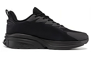 361° Cushioning, Wear Resistant Low Top Running Shoes Men's Black Gray 1 2980701