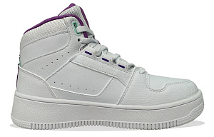 361° Slip Resistant Cushioning Abrasion Resistant Skateboard Shoes Women's White Purple 1 2980720