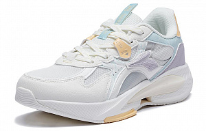 361° Anti Slip Wear Resistant Breathable Lightweight Low Top Running Shoes Women's White Yellow Blue Purple. 1 2980760