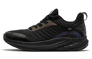 361° Rain Block 6.0 Anti-Slip Wear-Resistant Low-Top Winter Padded Running Shoes Women's Obsidian Black