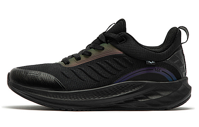 361° Rain Block 6.0 Anti-Slip Wear-Resistant Low-Top Winter Padded Running Shoes Women's Obsidian Black