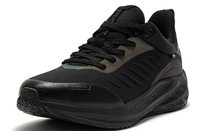 361° Rain Block 6.0 Anti-Slip Wear-Resistant Low-Top Winter Padded Running Shoes Women's Obsidian Black 1 2981143