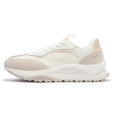 361° Cushioning Wear-Resistant Low-Top Casual Shoes Women's White