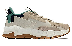 361° Anti-Slip And Wear-Resistant Warm Low-Top Sports Casual Shoes Brown Green 1 2981176