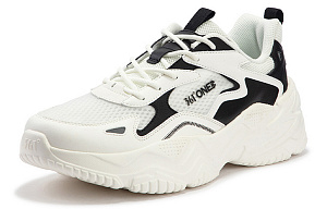 361° Ode MONO Yarn Edition Slip Resistant, Abrasion Resistant, Breathable Low Top Casual Shoes Men's White Black 1 2981194