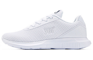 361° Breathable Cushioning Lightweight Low-Top Running Shoes Women's White