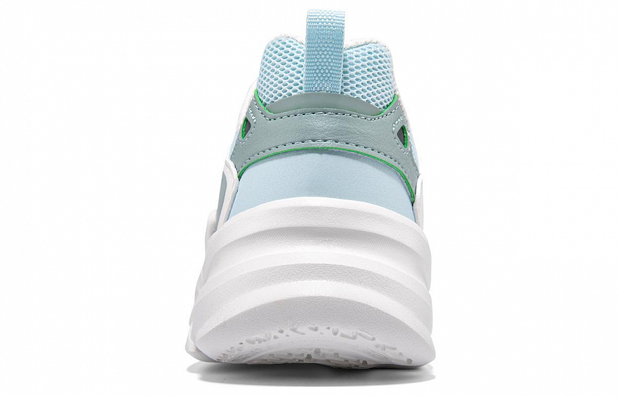 361° Anti-Slip And Wear-Resistant Lightweight Low-Top Sports Casual Shoes Women's White Green