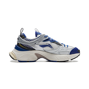 LiNing Star Cushioning Anti-Slip Wear-Resistant Breathable Height Increasing Low-Top Casual Shoes Men's White Blue 1 2982242