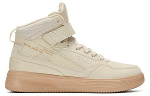 361° Warm Slip-Resistant High-Top Skateboard Shoes Men's Beige Khaki Brown 1 2982548