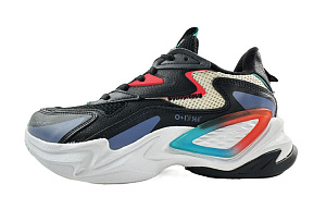 361° Cushioning Lightweight Low Top Sports Casual Shoes Women's Obsidian Black