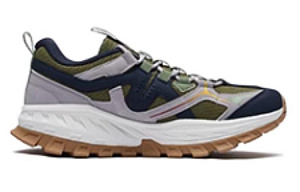 361° Slip Resistant Abrasion Resistant Low top Running Shoes Men's Gray Green 1 2983566