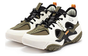 361° Cushioned Slip-Resistant Low-Top Casual Shoes Men's White Green 1 2983569