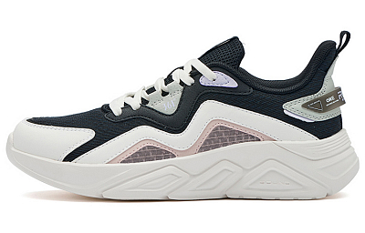 361° Running Shoes Women's Low-Top Obsidian Black/Feather White