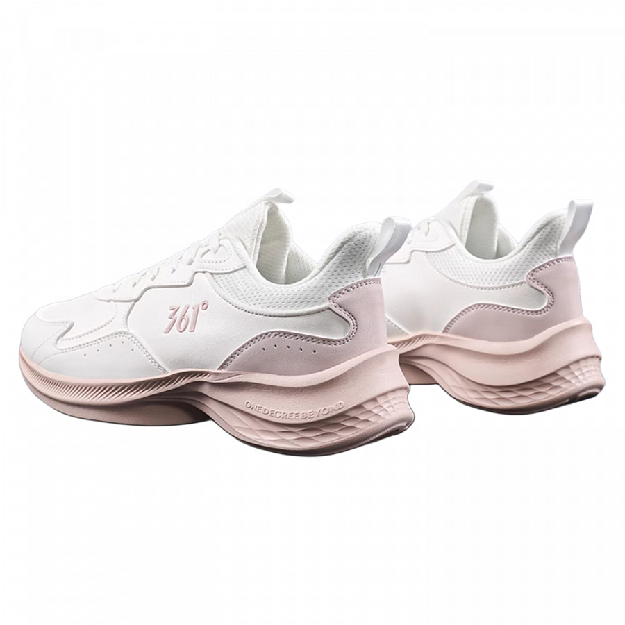 361° Anti-Slip Wear-Resistant Low-Top Casual Running Shoes Women's White Pink купить в интернет-магазине Yoocart с быстрой доставкой по России.