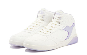 361° Winter Syndrome Coverage Thermal Abrasion Resistant High Top Skateboard Shoes Women's White Purple 2 2984638