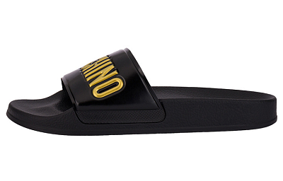 MOSCHINO Slide Slippers Women's Black