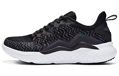 361° NFO Breathable Low Top Running Shoes Men's Black White
