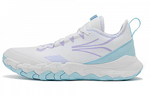 361° Cushioning Wear-Resistant Rebound Low-Top Basketball Shoes Men's White Blue