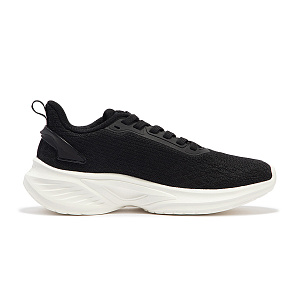 361° Cushioned Wear-Resistant Breathable Low-Top Casual Running Shoes Women's Black White 1 2984698