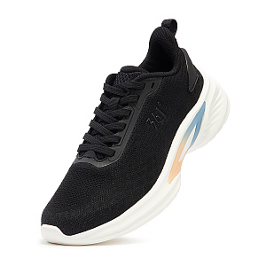 361° Cushioned Wear-Resistant Breathable Low-Top Casual Running Shoes Women's Black White 3 2984700