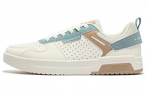 361° Slip-Resistant Cushioning Low-Top Skateboard Shoes Men's White Blue