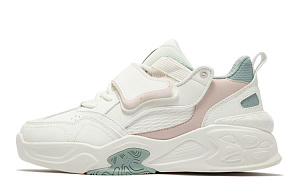 361° Abrasion Resistant Thermal Low Top Casual Shoes Women's White Green