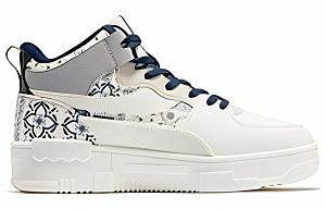 361° Tide Burn 2 Slip Resistant, Abrasion Resistant, Thermal High Top Skateboard Shoes Women's White Blue 1 2984916