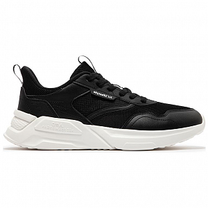 361° Life Collection Cushioning Lightweight Low Top Running Shoes Men's Black White 1 2984967