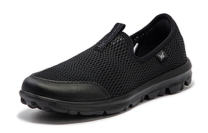 361° Slip Resistant And Breathable Low Top Running Shoes Women's Obsidian Black 1 2984980